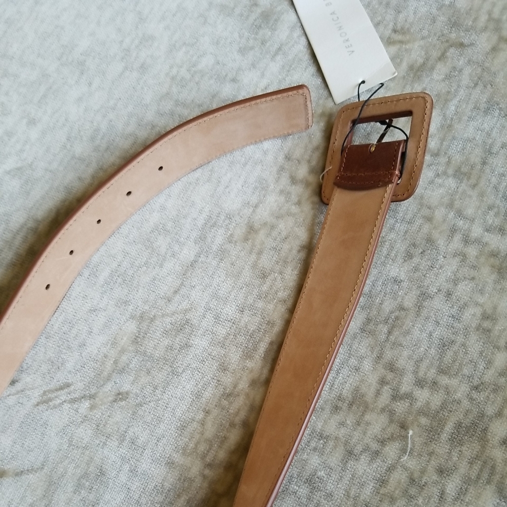VERONICA BEARD Aluma Belt 100% Leather 1.5" - Picture 4 of 8